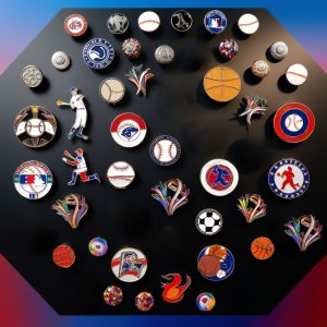 Sports trading pin