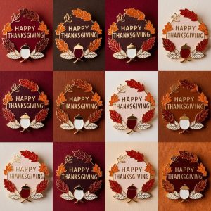 custom Thanksgiving lapel pins